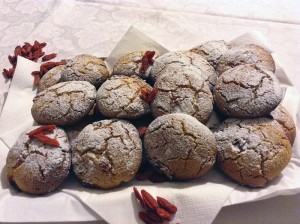 BISCOTTI di MAIS e RISO con BACCHE di GOJI di Laura Rapaccioli