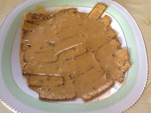 tofu in salsa di senape