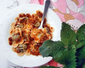 ravioli di ortiche e borragine