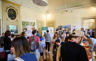 Il Castello di Belgioioso durante la fiera dell’alimentazione biologica