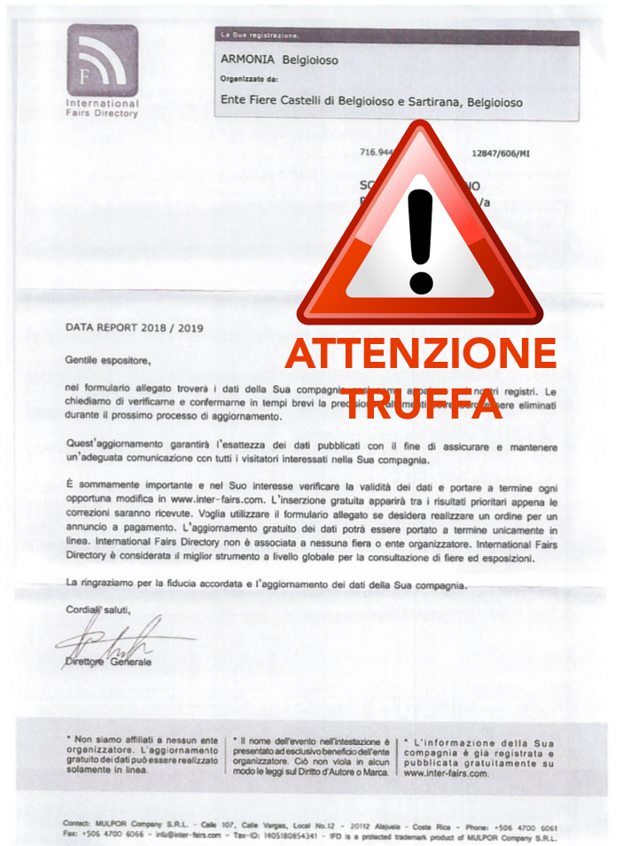 inter-fairs inter fairs truffa